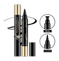 Shibella İnce Damga Çift Taraflı Suya Dayanıklı Mat Siyah Kalıcı Kalın Uçlu Kalem Eyeliner