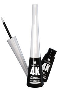 Estella 4K Pro Suya Dayanıklı Mat Siyah Kalıcı İnce Uçlu Likit Eyeliner