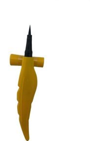 Mst Cosmetic Çift Taraflı Suya Dayanıklı Mat Siyah Kalıcı Fırça Uçlu Likit Eyeliner