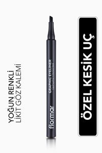Flormar Graphic 001 Mat Siyah İnce Uçlu Kalem Eyeliner