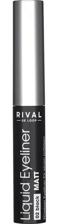 Rival Loves Me No:02 Mat Siyah Kalıcı İnce Uçlu Likit Eyeliner