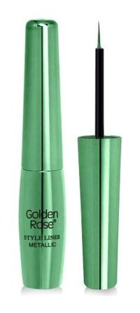 Golden Rose Liner Metallic 04 Metalik Yeşil İnce Uçlu Likit Eyeliner
