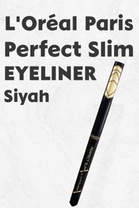 L'oréal Paris Perfect Slim Suya Dayanıklı Saten Siyah İnce Uçlu Likit Eyeliner