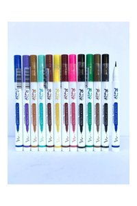 Monalisatoka Suya Dayanıklı Parlak Çok Renkli İnce Uçlu Kalem Eyeliner