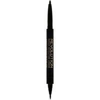 Revolution Felt And Kohl Çift Taraflı Mat Siyah İnce-Kalın Uçlu Likit Eyeliner