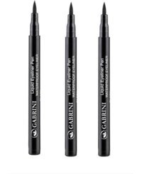 Gabrini Suya Dayanıklı Siyah Kalıcı Kalın Uçlu Likit Eyeliner 3 Adet
