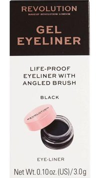 Revolution Mat Siyah İnce-Kalın Uçlu Jel Eyeliner