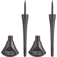 Pastel Suya Dayanıklı Mat Siyah Kalıcı İnce Uçlu Likit Eyeliner 2 Adet