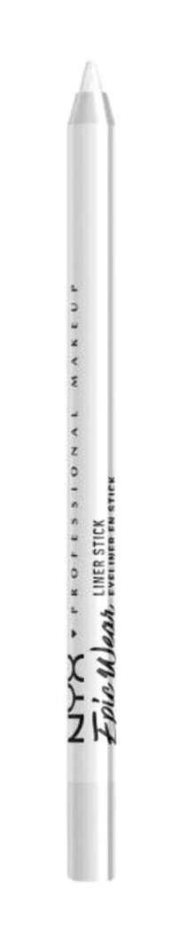 Nyx Işıltılı Pure White Kalıcı Kalın Uçlu Kalem Eyeliner