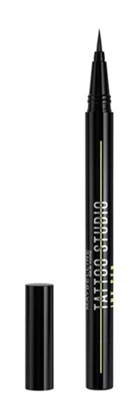 Maybelline New York Tattoo Liner Suya Dayanıklı Mat Siyah İnce Uçlu Likit Eyeliner