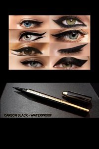 Wonderway Suya Dayanıklı Mat Siyah Kalıcı İnce Uçlu Kalem Eyeliner