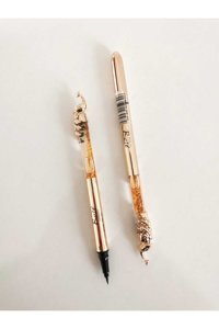 Roesıa Rose Cosmetics Super Liner Glitter Kahverengi İnce Uçlu Likit Eyeliner