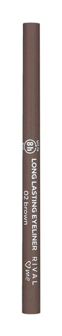 Rival Loves Me Long Lasting 02 Suya Dayanıklı Mat Kahverengi Kalıcı İnce Uçlu Kalem Eyeliner