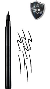 Monicatime Orcn Suya Dayanıklı Mat Siyah Kalıcı İnce Uçlu Likit Eyeliner