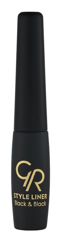 Golden Rose Style Liner 14 Metalik Siyah İnce Uçlu Likit Eyeliner