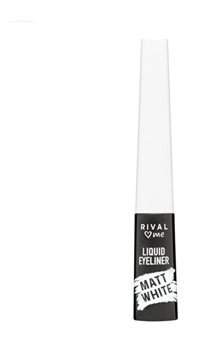 Rival Loves Me No:04 Mat Beyaz İnce Uçlu Likit Eyeliner