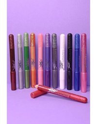 Glazzi Glitter Çok Renkli Kalıcı Kalın Uçlu Kalem Eyeliner