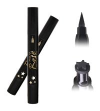 Roesıa Rose Cosmetics Yıldız Baskılı Suya Dayanıklı Mat Siyah Kalıcı Kalın Uçlu Kalem Eyeliner