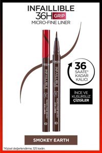 L'oréal Paris Infaillibe 02 Mat Smokey Earth Kalıcı Kalın Uçlu Kalem Eyeliner