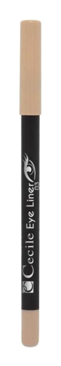 Cecile No:03 Bej Kalıcı Kalın Uçlu Kalem Eyeliner