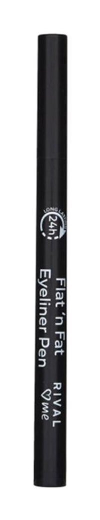 Rival Loves Me Flat 'n Fat 04 Mat Siyah Kalın Uçlu Kalem Eyeliner
