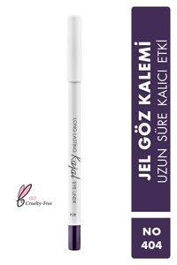 Lamel Cosmetics Long Lasting Kajal 404 Suya Dayanıklı Mat Mor Kalıcı Kalın Uçlu Jel Eyeliner