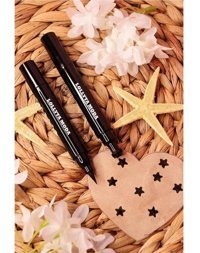 Ec Shop Yıldız Desenli Çift Taraflı Siyah Kalın Uçlu Kalem Eyeliner