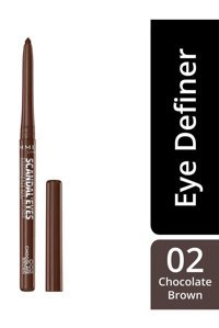 Rimmel London Exaggerate Definer 002 Suya Dayanıklı Mat Chocolate Brown Kalıcı İnce Uçlu Kalem Eyeliner