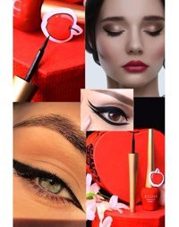 Utelips Elma Suya Dayanıklı Siyah Kalıcı İnce Uçlu Likit Eyeliner