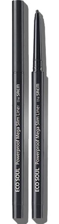 The Saem Eco Soul Suya Dayanıklı Mat Siyah Kalıcı İnce Uçlu Likit Eyeliner