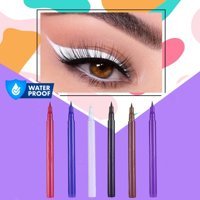 Xolo Suya Dayanıklı Çok Renkli İnce Uçlu Likit Eyeliner 6 Adet