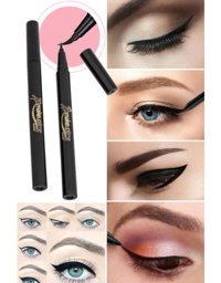 Utelips Make-Up Time Suya Dayanıklı Mat Siyah Kalıcı İnce Uçlu Kalem Eyeliner