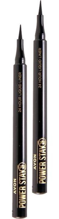 Avon Power Stay Mat Siyah İnce Uçlu Likit Eyeliner