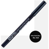 Esterel Super Long Lasting No:419 Suya Dayanıklı Simli Koyu Mavi Kalın Uçlu Kalem Eyeliner