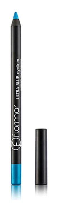 Flormar Suya Dayanıklı Parlak Mavi Kalıcı Kalın Uçlu Kalem Eyeliner