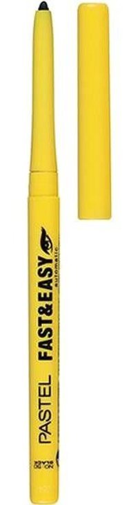 Pastel Fast&Easy Suya Dayanıklı Mat Siyah Kalıcı İnce Uçlu Likit Eyeliner