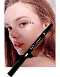 Rose Çift Taraflı Mat Siyah Desenli Uç Kalem Eyeliner
