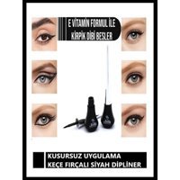 Utah Lisa Bella Parlak Siyah İnce Uçlu Likit Eyeliner