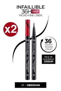 L'oréal Paris Infaillibe 01 Mat Obsidian Kalıcı Kalın Uçlu Kalem Eyeliner
