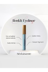 Séduisante Mat Mavi Kalıcı İnce Uçlu Likit Eyeliner