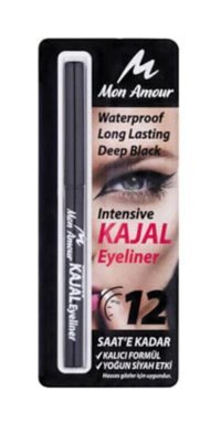 Mon Amour Kajal Suya Dayanıklı Mat Siyah Kalıcı Kalem Eyeliner