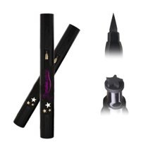 Makeup Time Yıldız Desenli Suya Dayanıklı Mat Siyah Kalıcı Kalın Uçlu Kalem Eyeliner