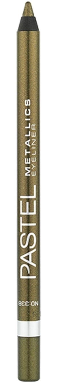 Pastel Metalics 338 Suya Dayanıklı Işıltılı Haki Kalıcı Kalın Uçlu Kalem Eyeliner