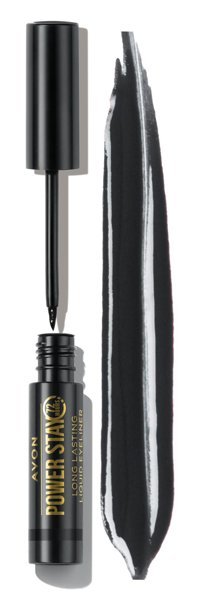 Avon Power Stay Suya Dayanıklı Mat Blackest Black Kalıcı İnce Uçlu Likit Eyeliner
