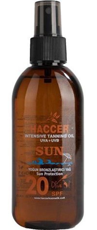 Haccer 20 Faktör Vücut İçin Bronzlaştırıcı Yağ 150 ml