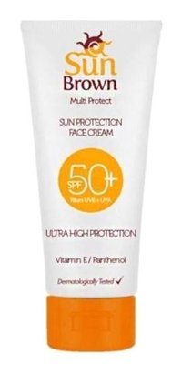 Sun Brown 50 Faktör Yüz İçin Bronzlaştırıcı Krem 75 ml