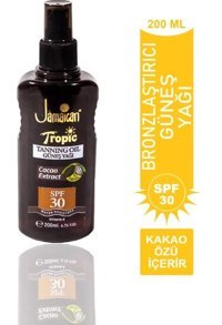 Jamaican Tropic 30 Faktör Vücut İçin Bronzlaştırıcı Yağ 200 ml