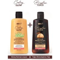 Mara Vücut İçin Bronzlaştırıcı Yağ 200 ml + Güneş Sonrası Losyon 200 ml