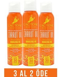 L'actone E Vitaminli 30 Faktör Vücut İçin Bronzlaştırıcı Yağ 3x150 ml