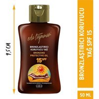 Eda Taşpınar 15 Faktör Vücut İçin Bronzlaştırıcı Yağ 50 ml